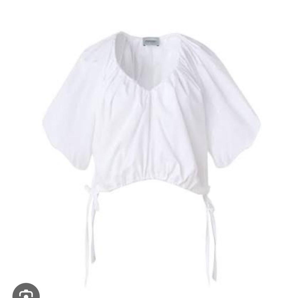 RACHEL COMEY tie blouse 4 EUC